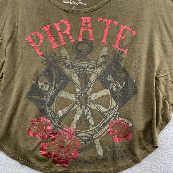 Disneyland Resort Parks Pirates Of The Caribbean Women’s M Batwing T-Shirt Top - Picture 7 of 11